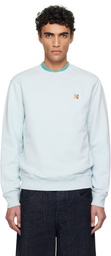 Maison Kitsuné Blue Fox Head Patch Regular Sweatshirt