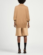 Manila Grace Womens Turtleneck Light brown