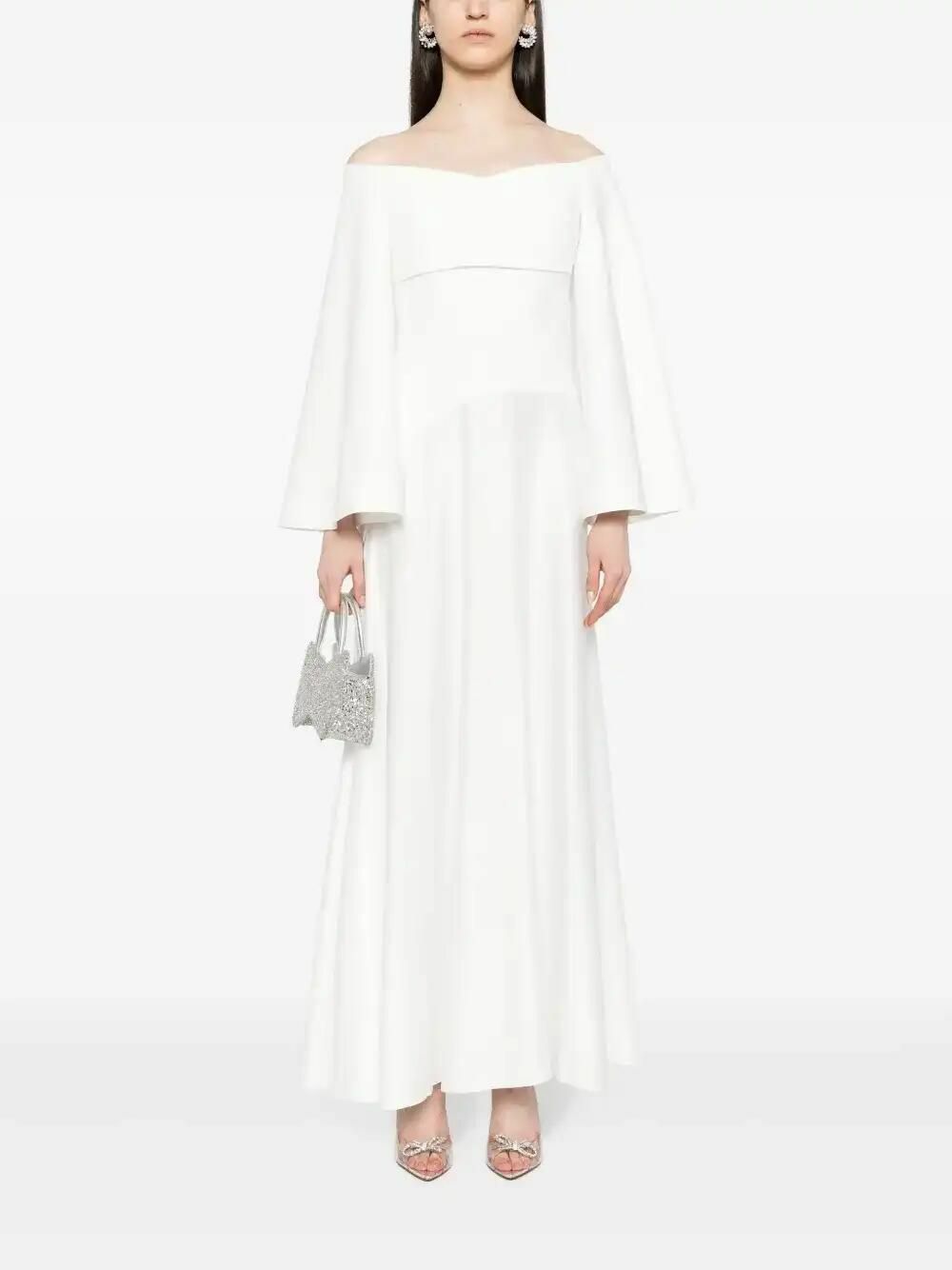 Solace London The Rina Off-Shoulder Gown Solace London