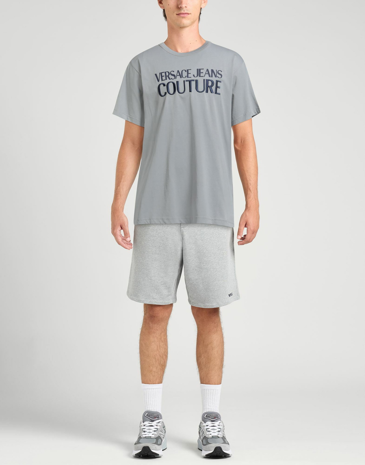 Versace Jeans Couture Mens T-shirt in Grey