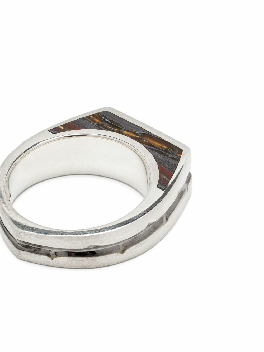 Stephen Webster Sterling Silver Thorn Addiction Malachite Ring