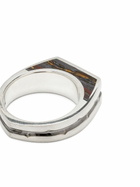 Stephen Webster Sterling Silver Thorn Addiction Malachite Ring