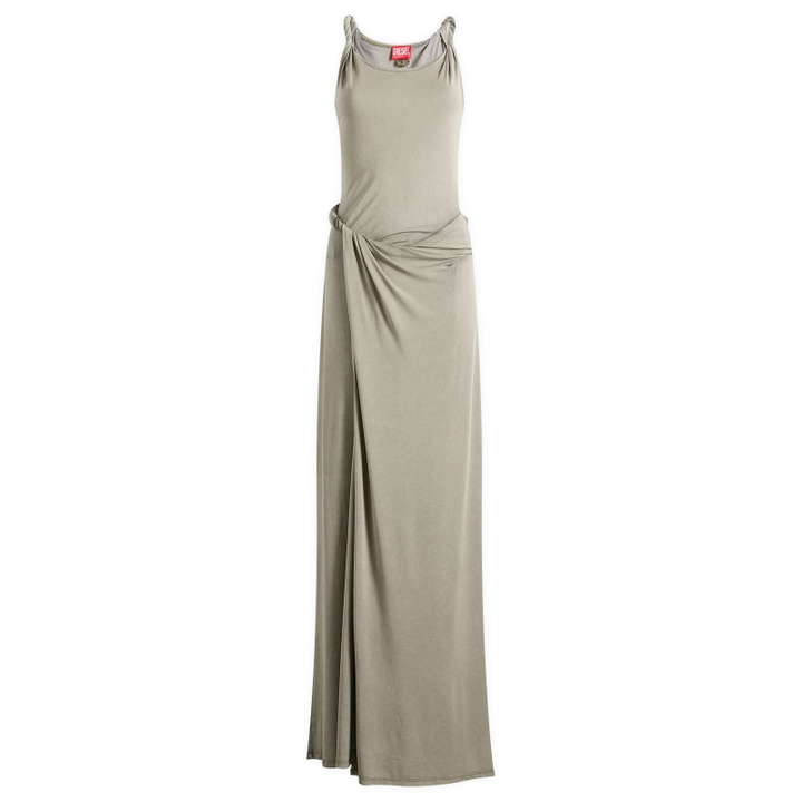 Photo: Diesel Women's D-Estiga Tie Waist Maxi Dress in Light Grey