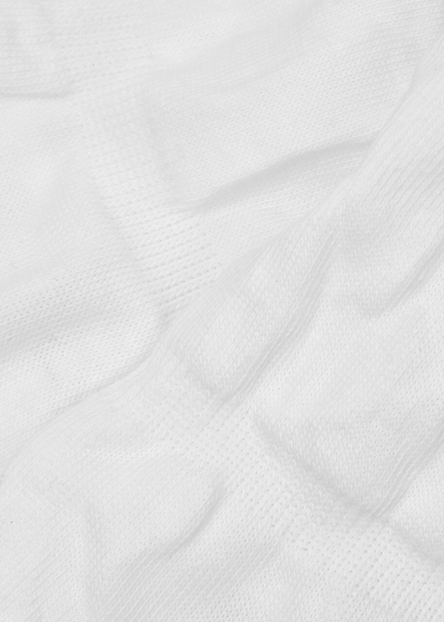 Falke Step Cotton-blend Trainer Socks White