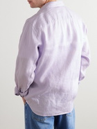 Theory - Irving Linen Shirt - Purple