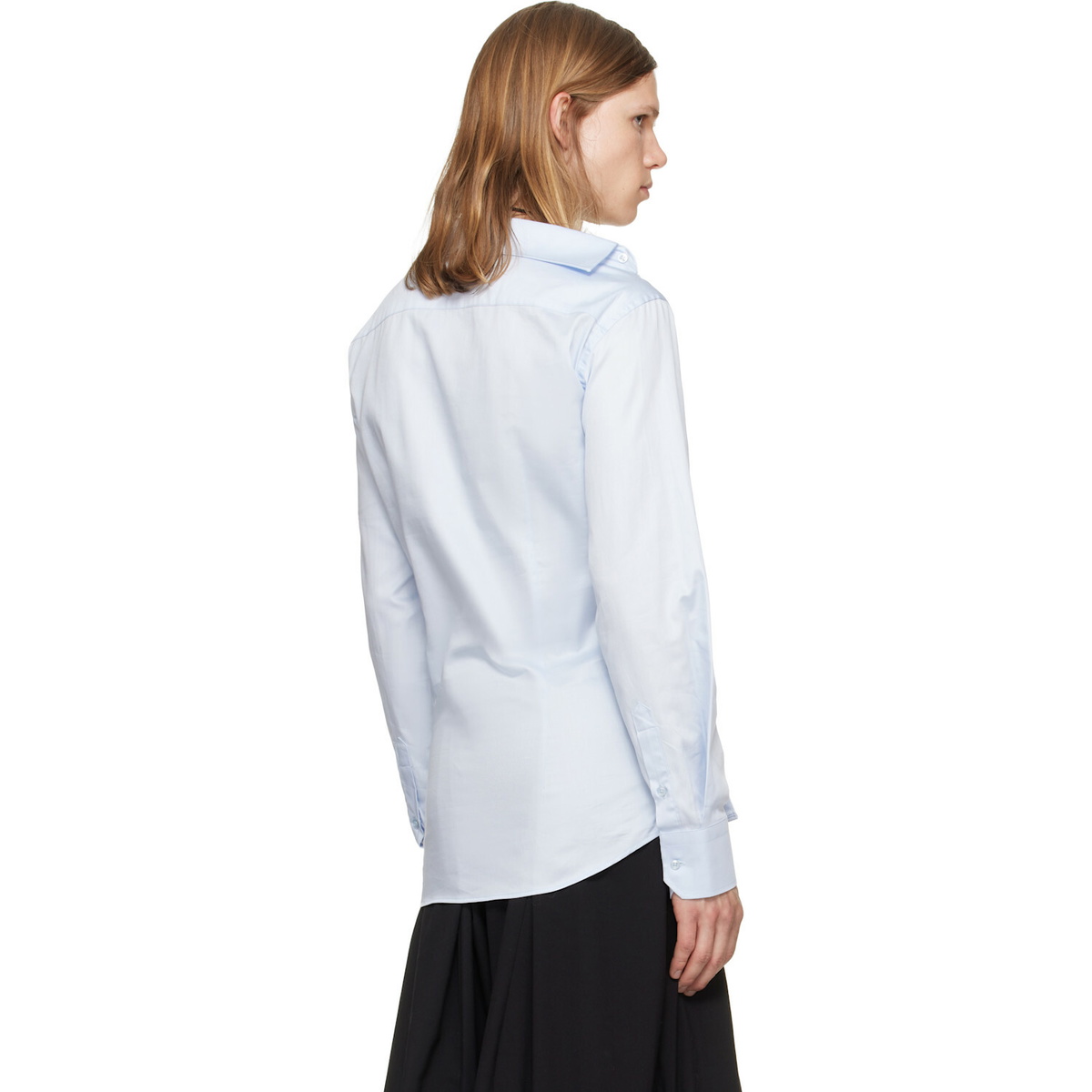 HODAKOVA Blue Asymmetric Shirt