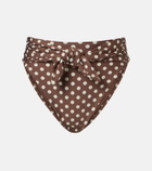 Montce Vivian Paula polka-dot bikini bottoms