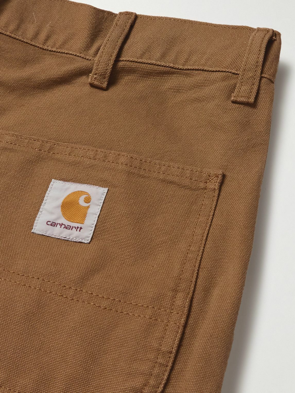 Carhartt WIP - Double Knee Straight-Leg Cotton-Canvas Carpenter Trousers - Brown