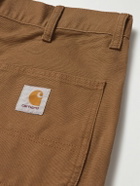 Carhartt WIP - Double Knee Straight-Leg Cotton-Canvas Carpenter Trousers - Brown