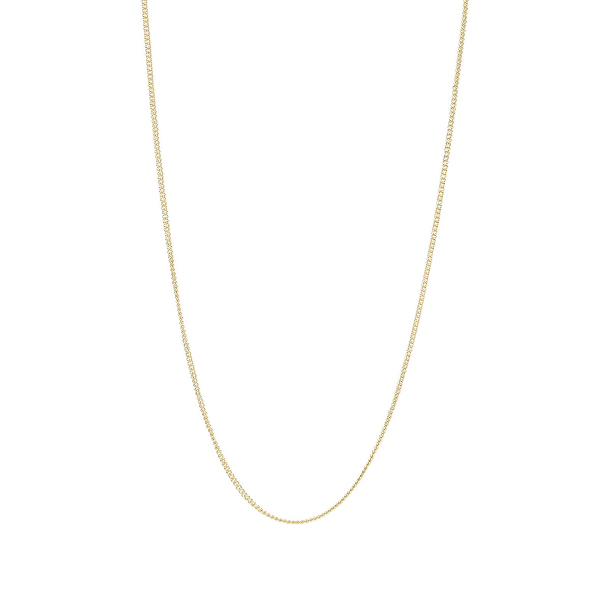 Serge DeNimes Men's 1.5mm Curb Chain in Gold 
