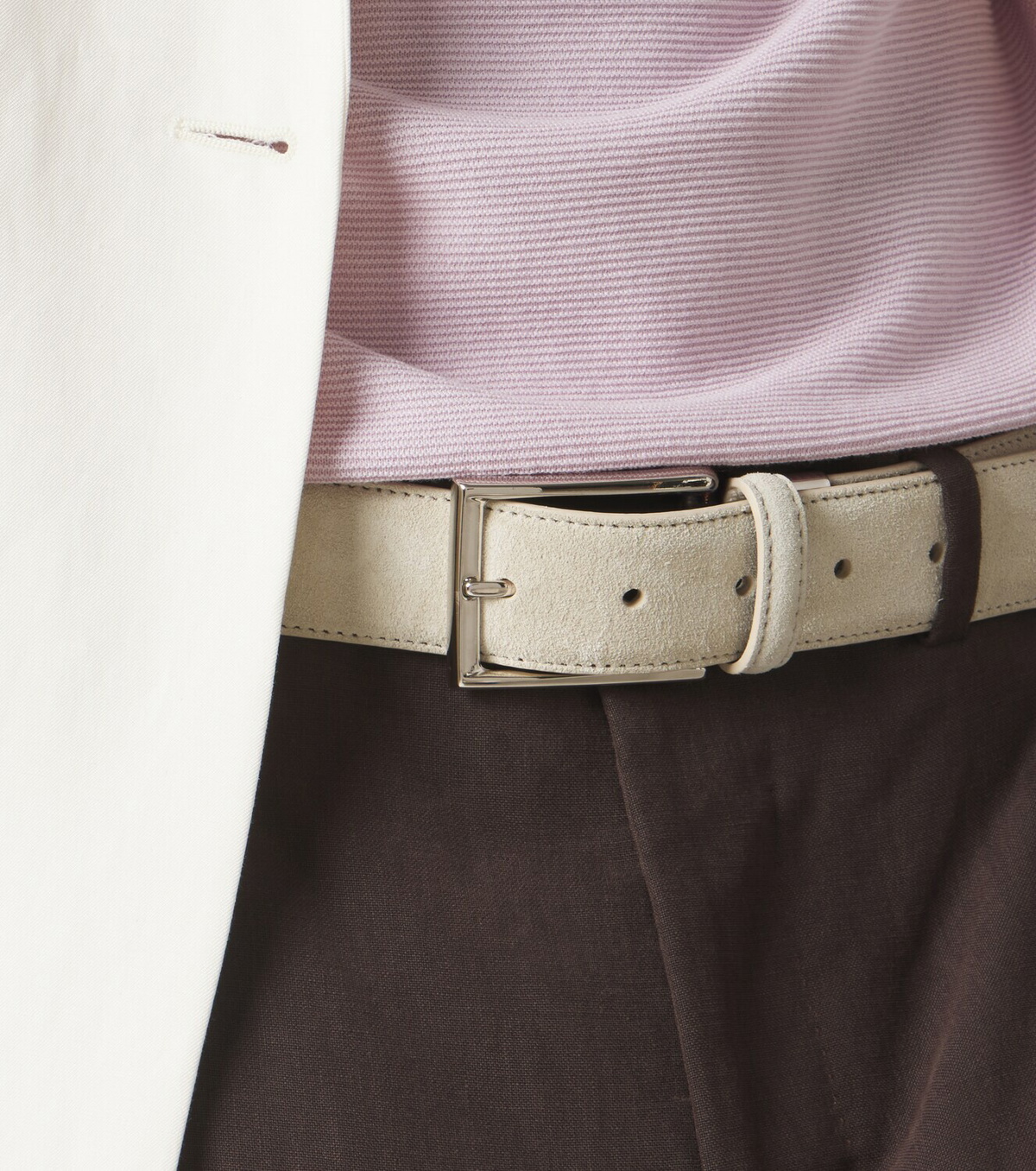 Canali Suede belt