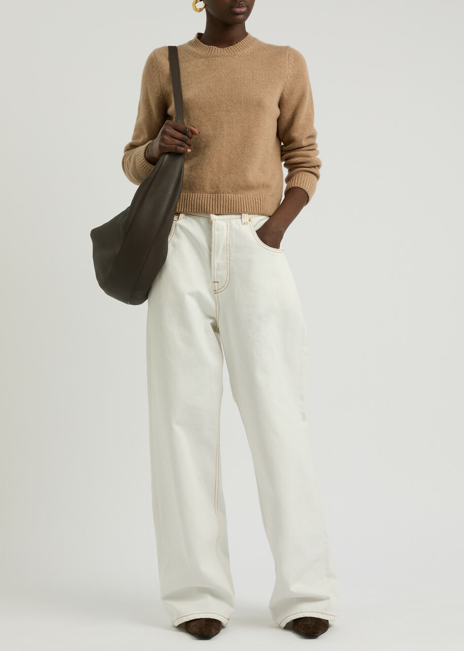 Khaite Leta Cashmere Jumper Beige