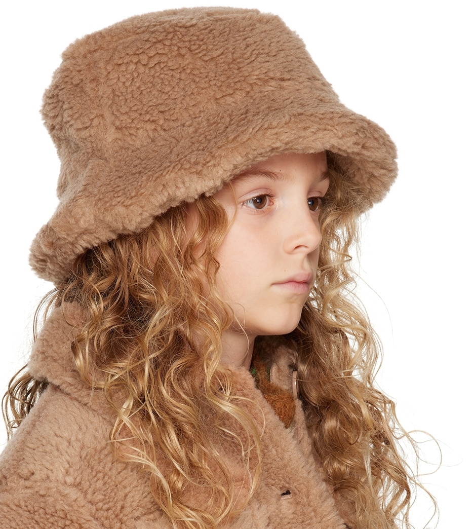 Stand Studio Kids Beige Wera Faux-Fur Bucket Hat