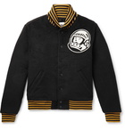 Billionaire Boys Club - Astro Logo-Appliquéd Wool-Blend Bomber Jacket - Black