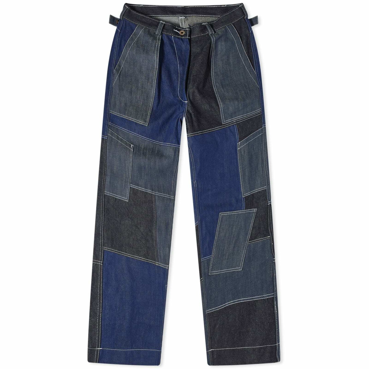 W'menswear Women's Unisex Freedom Flight Trouser in Denim