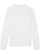 James Perse - Cotton-Jersey Henley T-Shirt - White