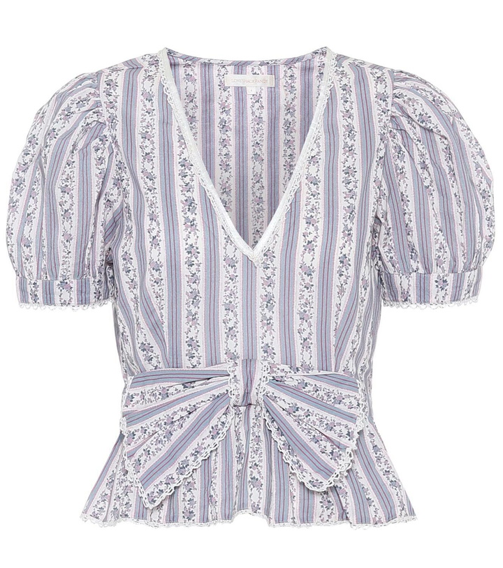 Photo: LoveShackFancy Rikki floral cotton top