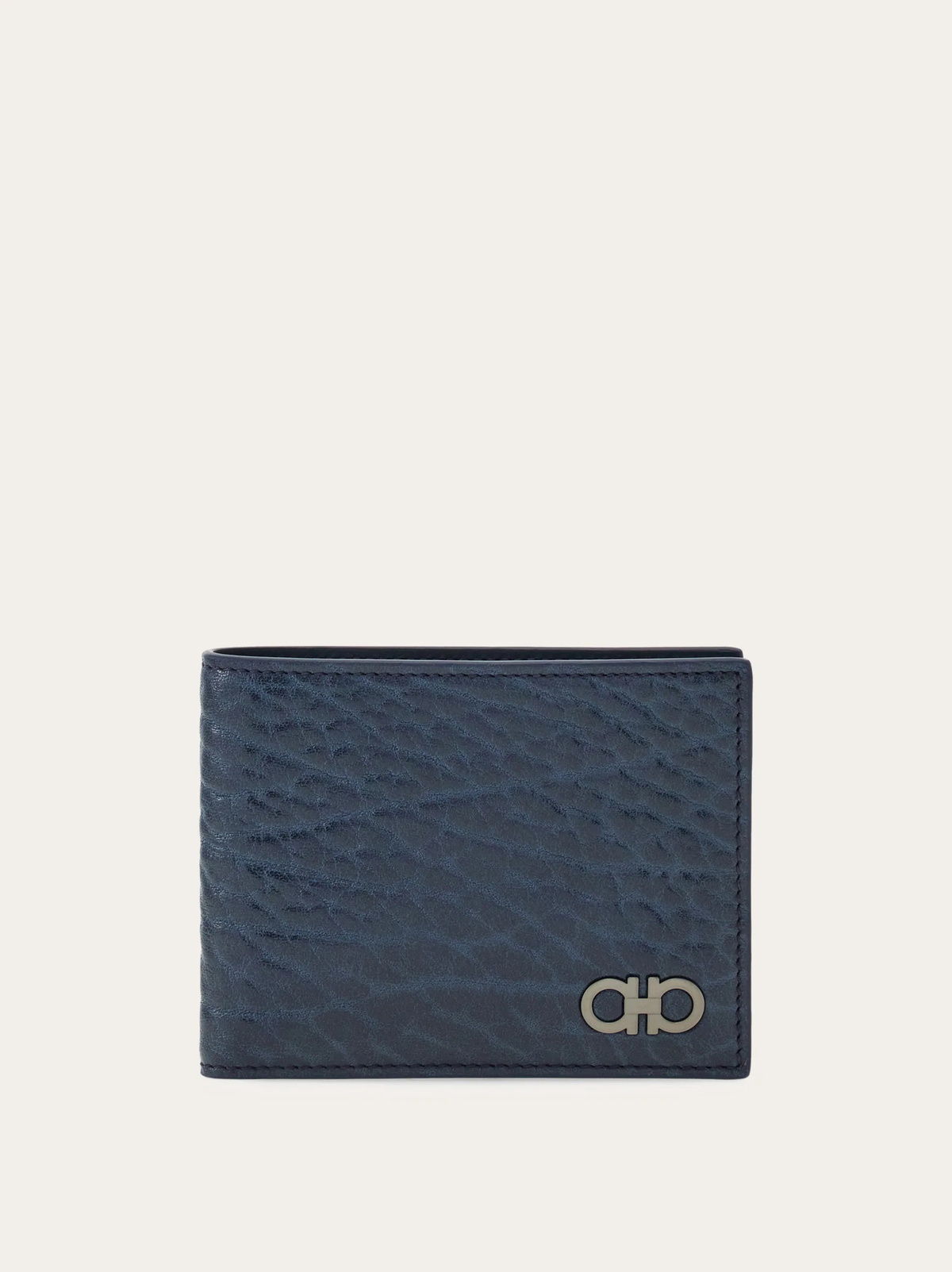 Ferragamo Mens Gancini wallet in Blue