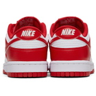 Nike Red & White Dunk Low Retro Sneakers