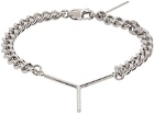 Y/Project Silver Mini Y Chain Bracelet