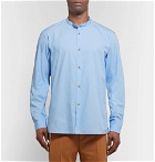 Acne Studios - Pine Grandad-Collar Cotton-Poplin Shirt - Men - Light blue
