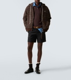 Miu Miu Layered striped cotton polo shirt