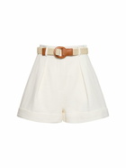 ZIMMERMANN - August Cuffed Cotton Shorts