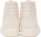 Rick Owens DRKSHDW Off-White 'Vintage High Sneaks' Sneakers