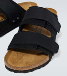 Birkenstock Uji nubuck and suede sandals