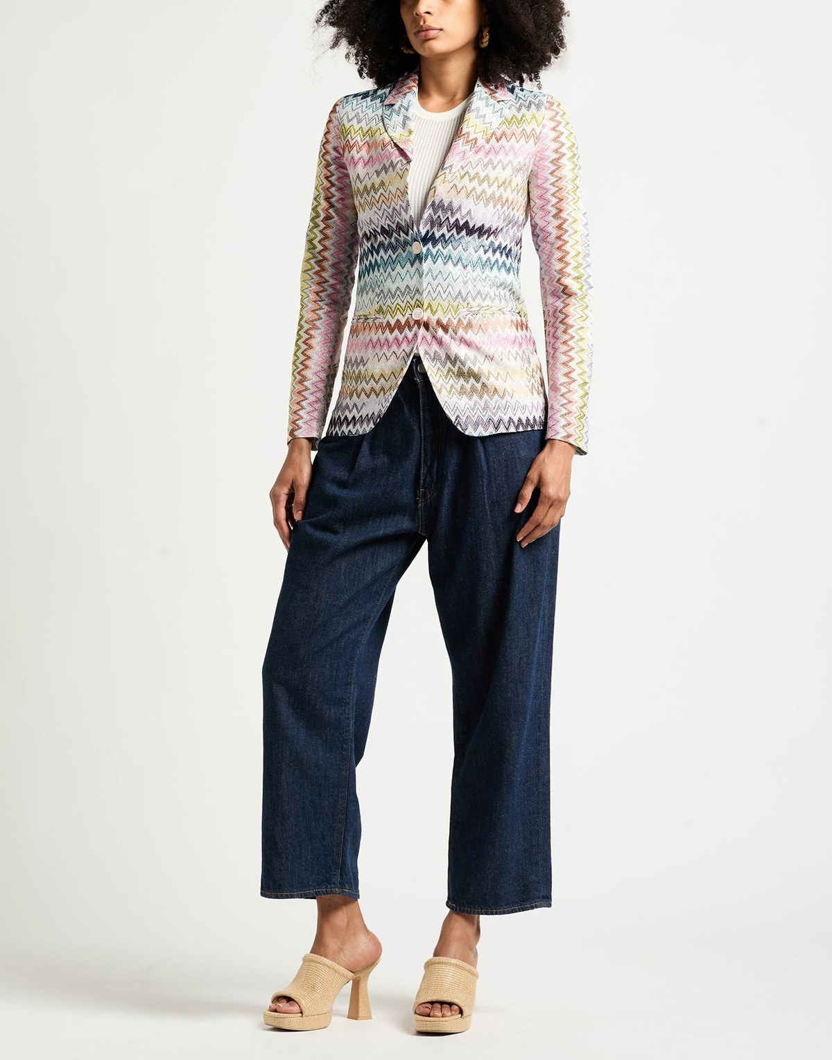 Missoni Womens Blazer Light in Grey