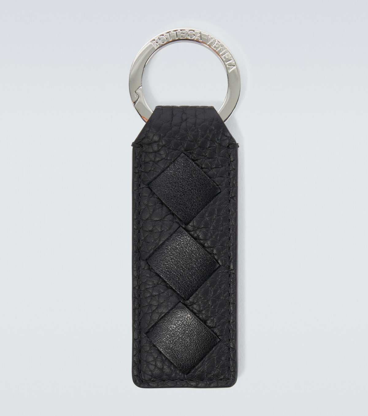 Bottega Veneta Intrecciato leather keychain