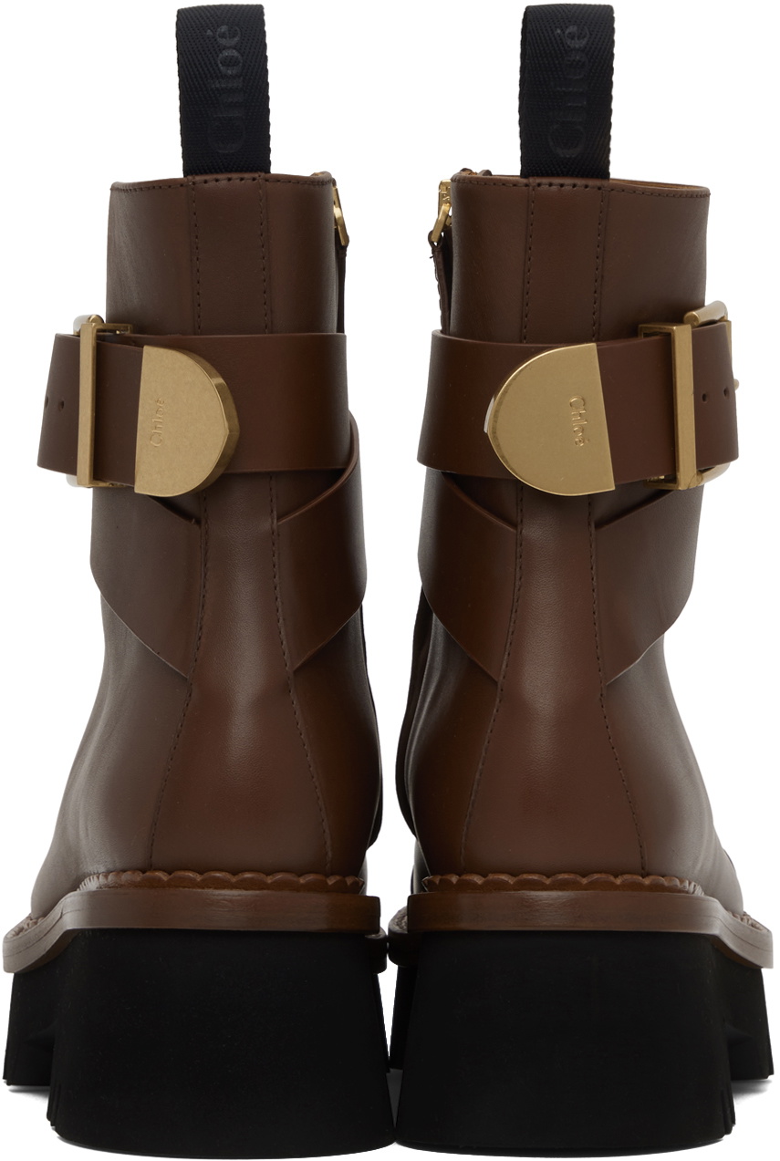 【送料 関税込】Chloe Owena leather lace-up boots Chloé | Owena black leather ankle boots | Savannahs