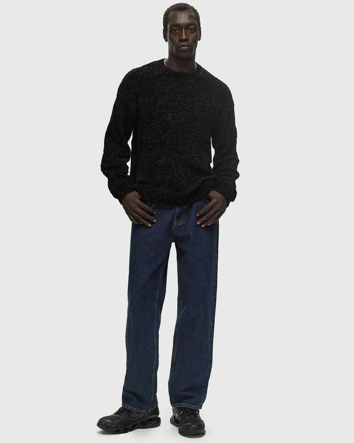Daily Paper Dayo Knit Sweater Black Pullovers