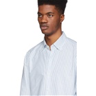 Eidos Blue Striped Oxford Shirt