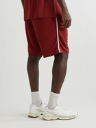 Outdoor Voices - Dribble Wide-Leg Two-Tone Recycled-Mesh Shorts - Red