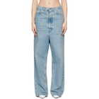 Maison Margiela Blue Wide-Leg Jeans