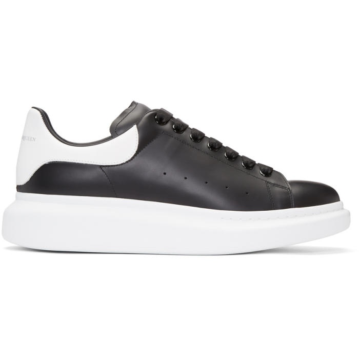 Photo: Alexander McQueen Black and White Oversized Sneakers