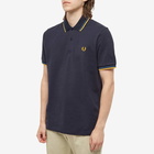 Fred Perry Authentic Men's Twin Tipped Polo Shirt in Navy/Blue And Gold