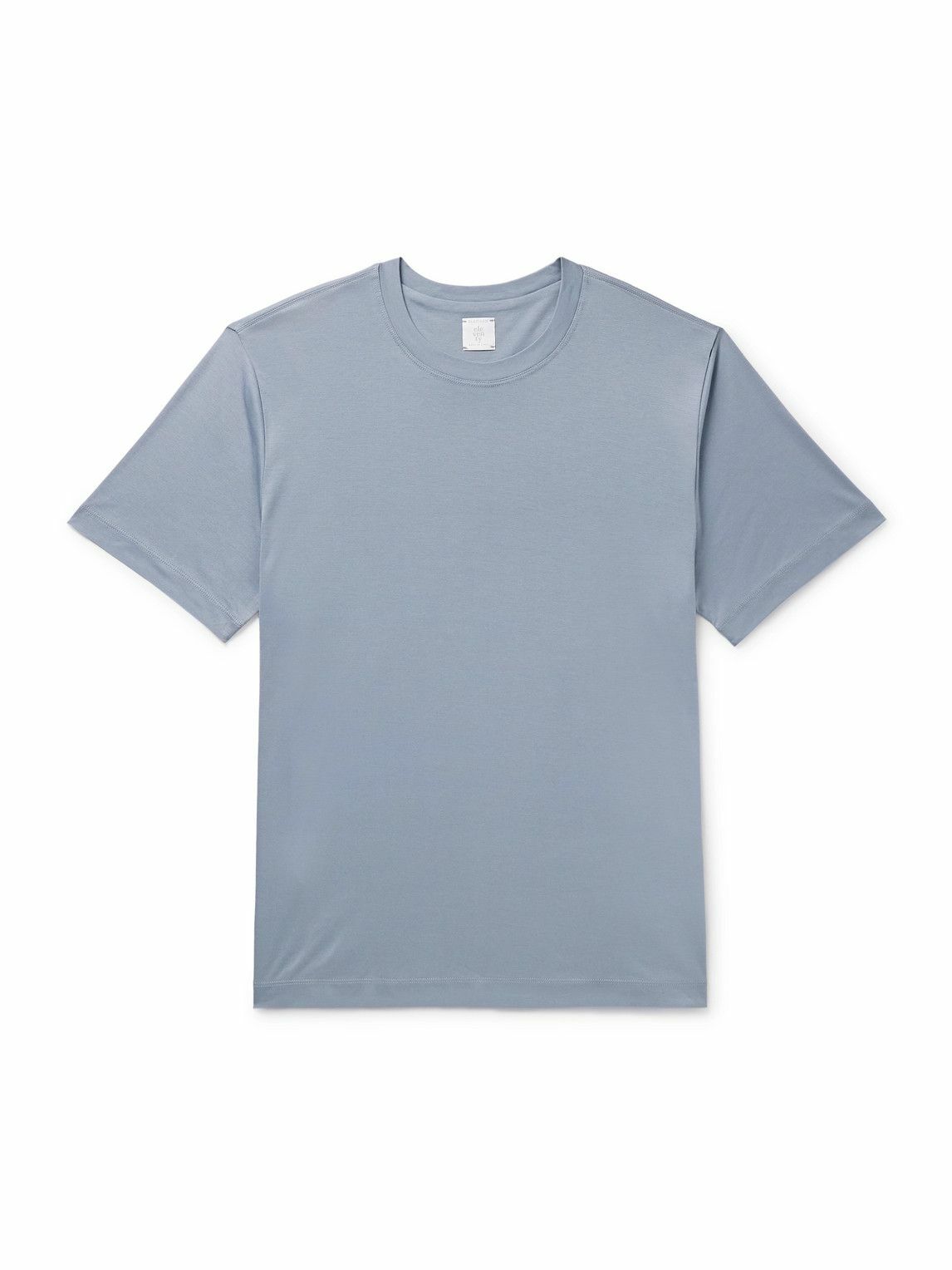 Eleventy - Cotton-Jersey T-Shirt - Blue