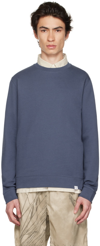 Photo: NORSE PROJECTS Blue Vagn Sweatshirt