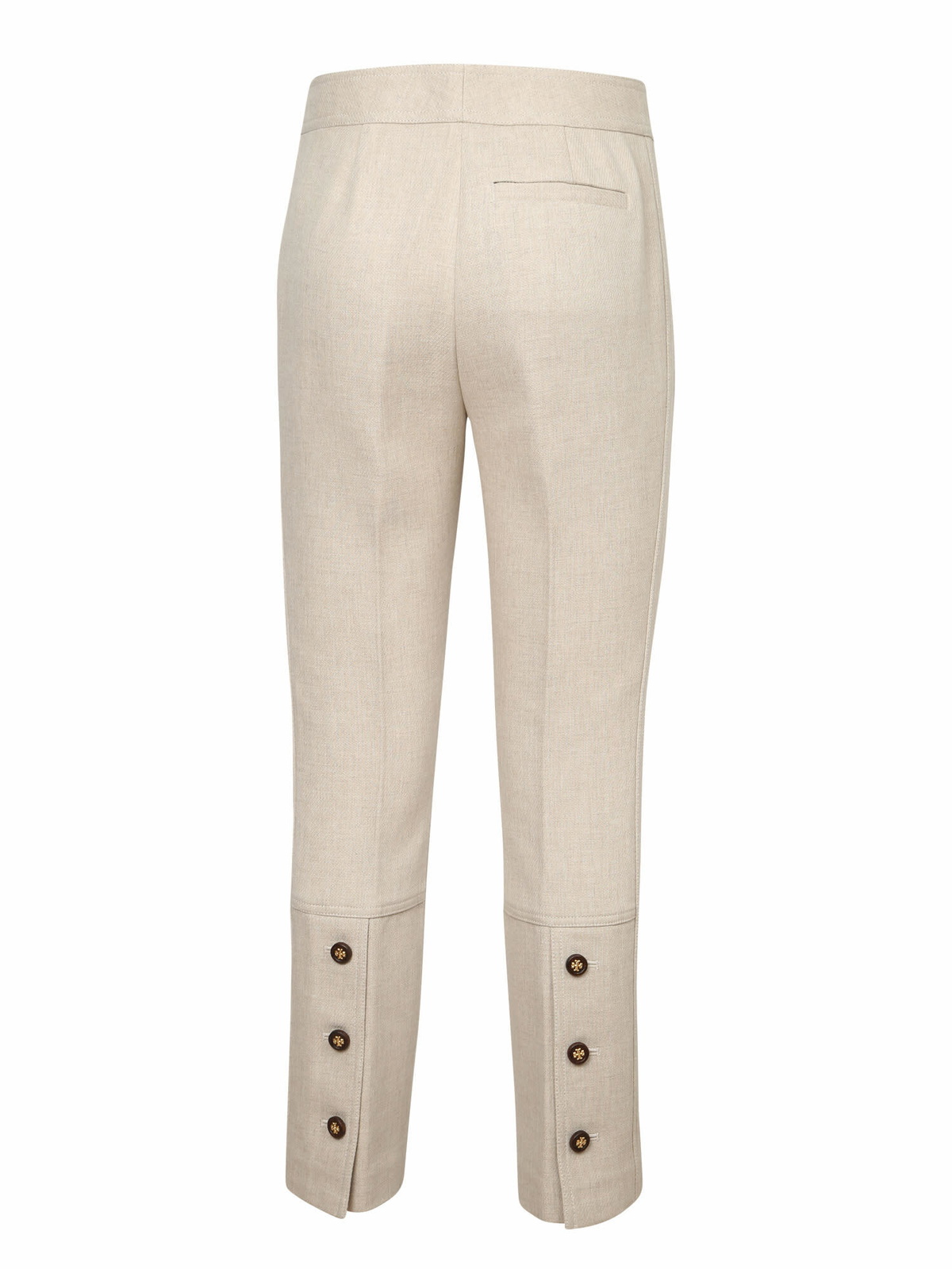 【送料&関税込】Tory Burch Phoebe Twill Trousers Ivory Trous Tory Burch Phoebe Twill Trousers Ivory Trousers Tory Burch