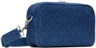 Bottega Veneta Indigo Small Intreccio Bag