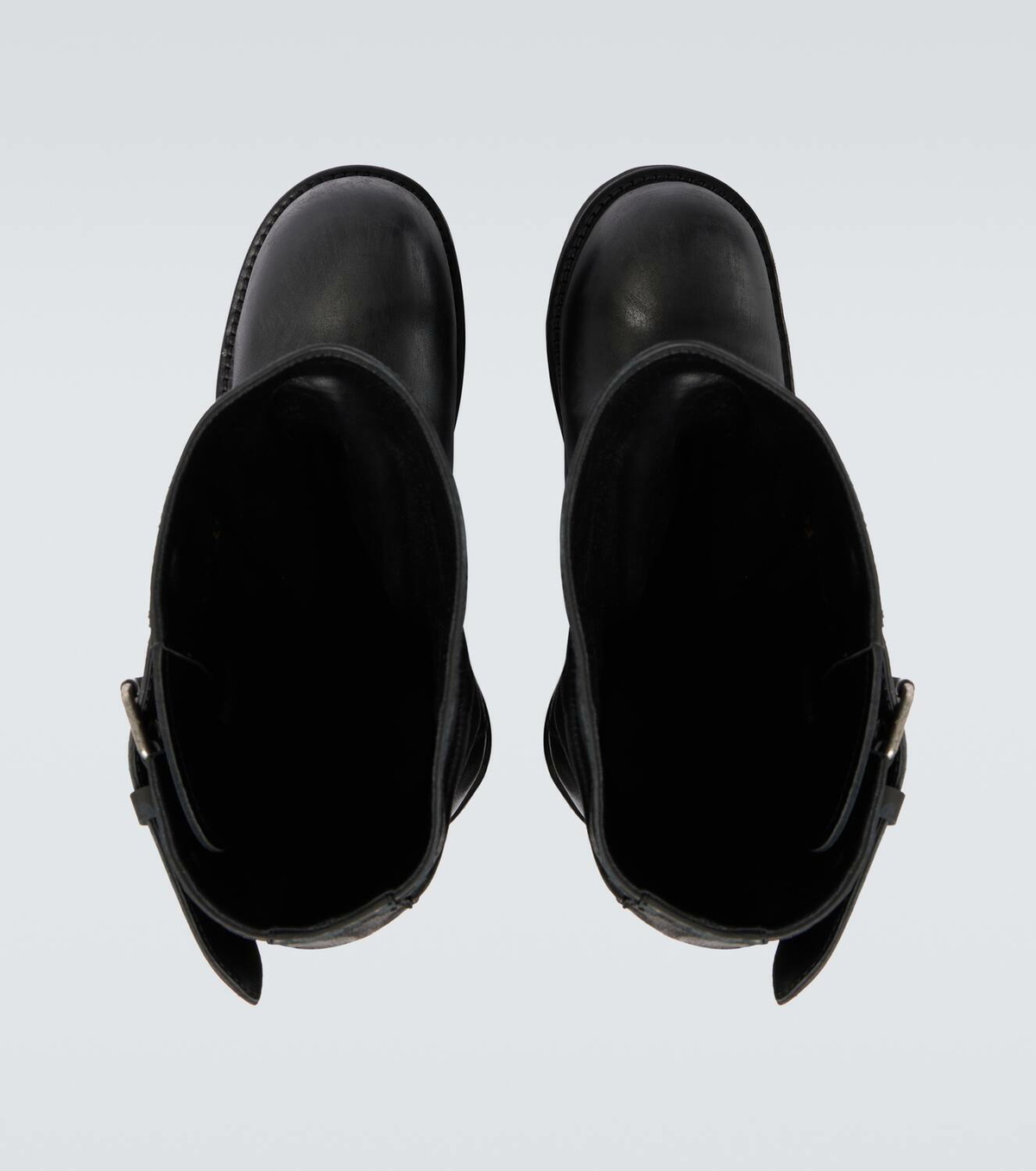 Balenciaga Venom leather biker boots