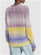 ETRO Faded Mohair Blend Crewneck Sweater