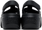 Crocs Black Stomp Fisherman Sandals