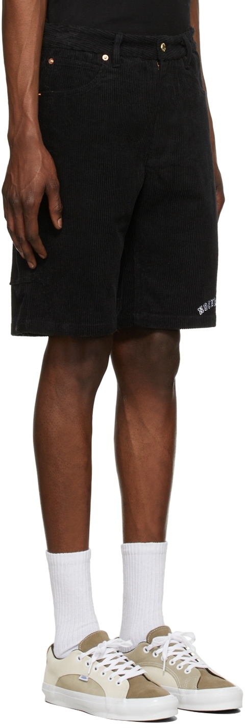 Noon Goons Black Cotton Shorts