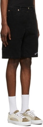 Noon Goons Black Cotton Shorts