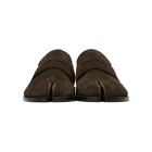 Maison Margiela Brown Suede Tabi Loafers