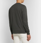 TOM FORD - Slim-Fit Cotton-Jersey Henley T-Shirt - Green
