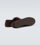 Ancient Greek Sandals Pliario suede boat shoes